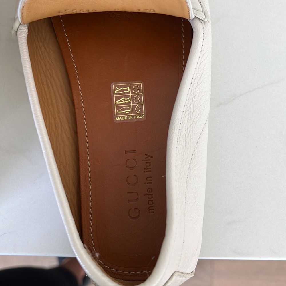 Gucci Mens driving loafer with horse-bit size 8 1/2 NWOT - Picture 5 of 8